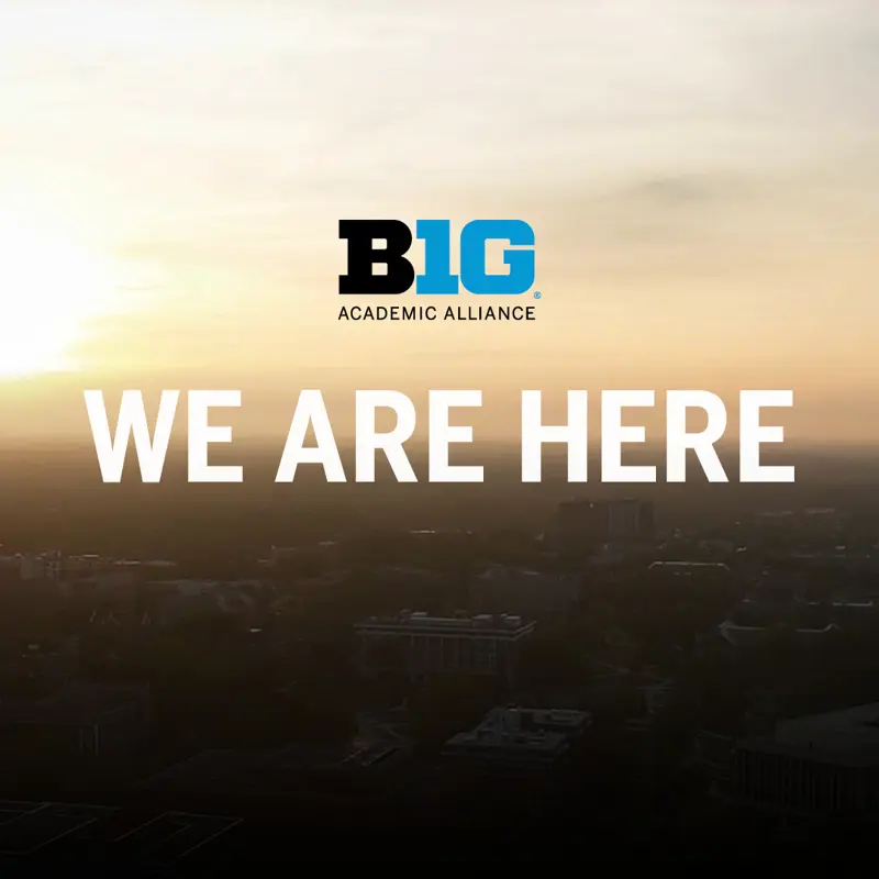 Big10-WeAreHere-ThumbnailGraphic-1x1 Big Ten We are Here Graphic