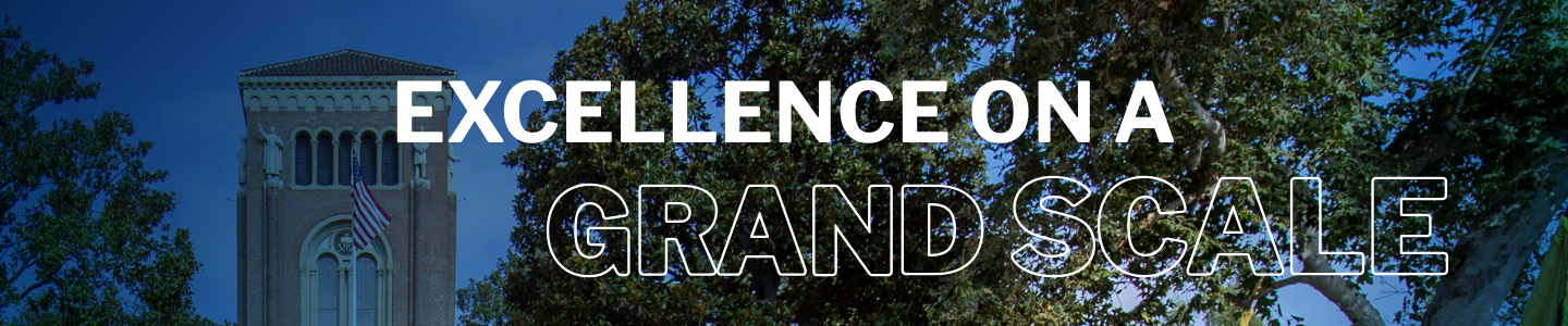 Excellence on a grand scale banner Excellence on a grand scale banner